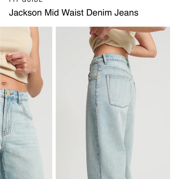 NWT One Teaspoon Women's Mid Waist Wide Leg - Picture 11 of 11